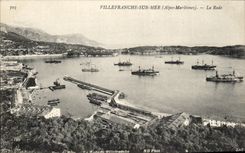 CPA Villefranche Sur Mer La Rade Bateaux