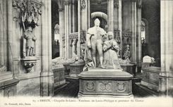 Tumba de St Louis de la camara acorazada de CPA Dreux de Louis Felipe