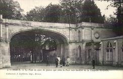 CPA Dreux el puente en la manija de la cesta que la evita los jardines de la camara acorazada St Louis