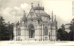 Camara acorazada St Louis Erigee de CPA Dreux por el douariere de la duquesa de Orleans