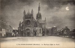 CPA co Anne D' Auray the Basilica