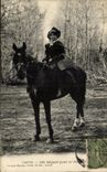 CPA Cantal Cheval Horse 
