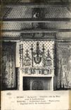 CPA Rheims Archbishop's palace Chimney room of the Kings before the Bombardment
