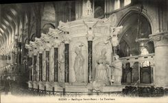 CPA Rheims Basilica Saint Remi the tomb