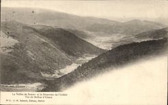 CPA La vallee Sewen et le Reservoir de l'Alfeld vus du Ballon d'Alsace