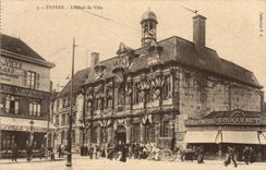 CPA Troyes the Town hall Coquenet