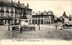 CPA Abbeville the place Saint Pierre