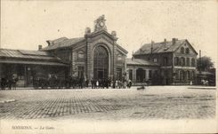 CPA Soissons La Gare