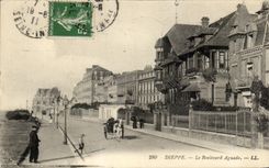 CPA Dieppe el bulevar de Aguado