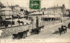 CPA Le Havre Casino Marie Christine y jardines