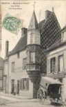 CPA Verneuil Maison de la Tourelle Rue Notre Dame Cariole Boulangerie Boulanger