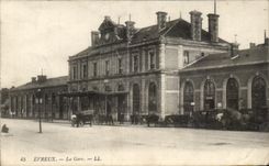 Estacion de tren de CPA Evreux
