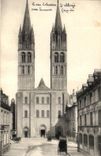 CPA Caen Abbey with the men Frontage