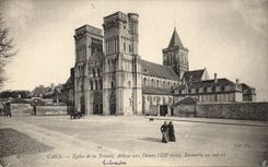 CPA Caen Church of the Trinity Abbey to the Ladies Together in the south east