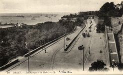 CPA Brest Les Remparts et la Rade