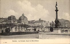 CPA Geneva Kursaal Quay of Mont Blanc