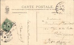 CPA Paris Monument of the Republic Lion