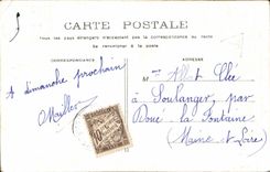 CPA Paris Statue of the Republic Lion