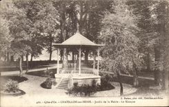 CPA Dimensions Of Gold Chatillon On the Seine JArdin Of the Town hall