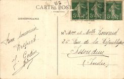 CPA Gien Interieu Of the Church