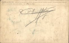 CPA Lourdes Le Rosaire Du Soir Ave ave Maria !