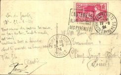 CPA Cauterets the Lake De Gaude