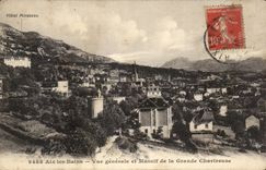 CPA Aix Les Bains Vue Generale et Massif de la Grande Chartreuse