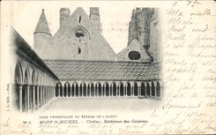 CPA Mont St Michel Cloitre Vues Principales Du Reseau