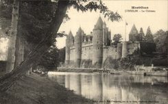 CPA Morbihan Josselin el castillo
