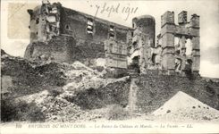 CPA Environs Of the Mount Gilds the Ruins of the Castle of Murols the Frontage