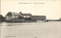 CPA Paimpont the Abbey seen of Erang
