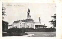 CPA the Pyrenees Palais of Winter has Pau