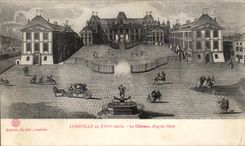 CPA Luneville With the 18th Castle According to Young stag