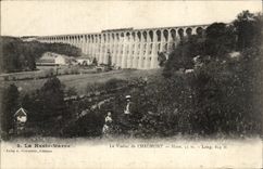 CPA Le viaduc de Chaumont 
