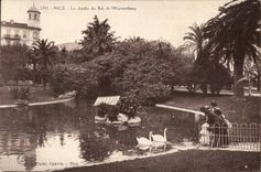 CPA Nice Le Jardin du Roi de Wurtemberg