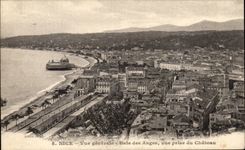 CPA Nice View Bay of the Angels Seen from of the castle