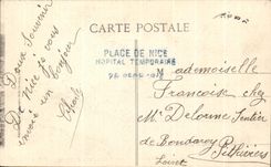 Bahia de la opinion de CPA Niza de los angeles vistos del castillo