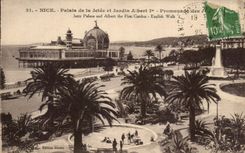CPA Nice Palate of the Pier and Garden Albert 1st