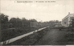 CPA Rouvres les Bois St Leonide vue des Jardins