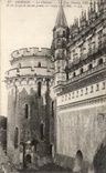 CPA Amboise Le Chateau La Tour Charles VIII et blacon de fer forge ou furent pendus les conjures