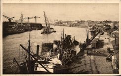 CPA Nantes the Port the Quays Boats