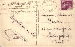 CPA Nantes the Port the Quays Boats