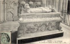 CPA Tours Catbedrale the Tomb Of the Children Of Charles VIII