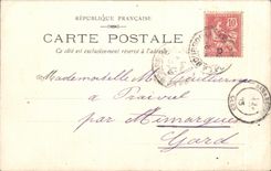 CPA Costume of Auvergne Latour of Auvergne Costume Folklore