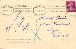 CPA Rheims Gate of the Cathedral and Statue of Jeanne of arc