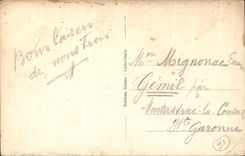 CPA Rheims the Cathedral the War