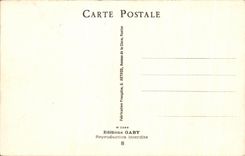 CPA Five minutes Of Stop Militaria Train