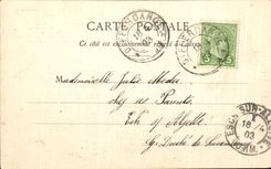 CPA Retour de Pelerinage Enfant Pretre