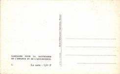 CPM Campagne pour La Sauvegarde De l'Enfance Et De L'Adolescence