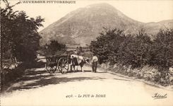 CPA Puy de Dome Coach Oxen